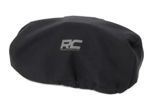 Rough Country Black Universal Winch Cover | Rough Country Logo - RS106A