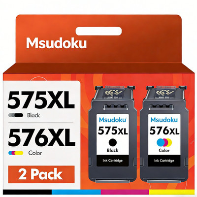 SET Patronen für Canon PG-575 CL-576 XL PIXMA TS3550i TS3551i TR4750i TR4751i XL