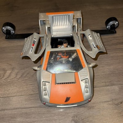 ACTION MAN ATOM XT - 9000 FLYING CAR TOY TESTED WORKING WINGS EXTEND