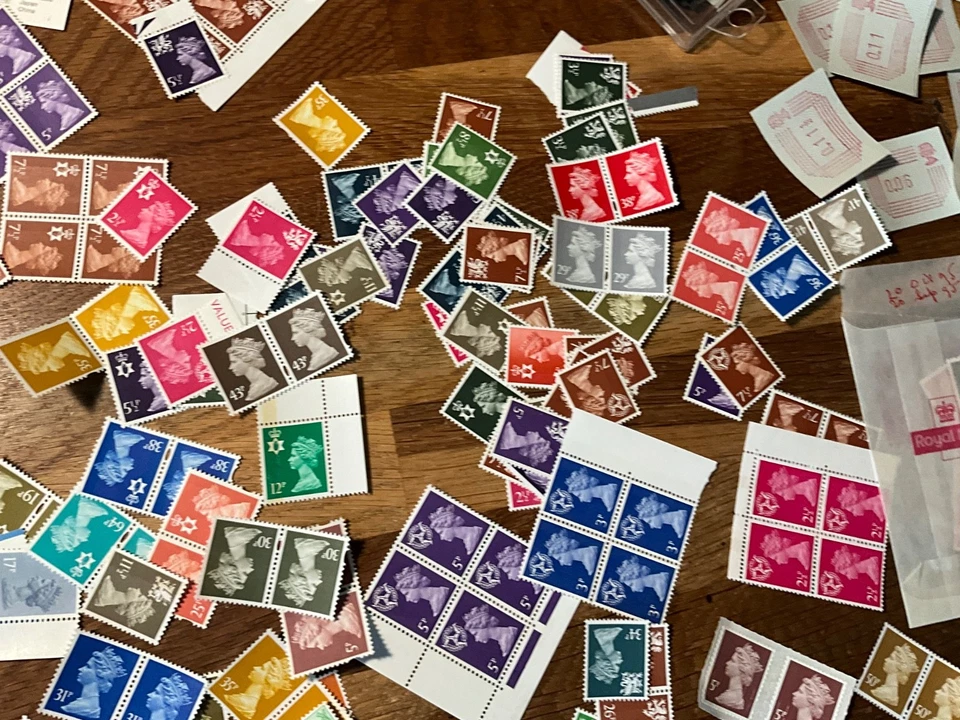 GB Definitive Machin Collection MNH gran lote pares individuales bloques n116 Foto 3 de 4