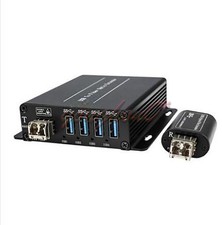 1pcs 4 channel USB 3.0 over fiber optic extender duplex LC port new yr