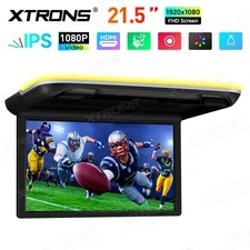 Car TV 21.5" Flip Down 1080P Full HD IPS Monitor for Coach Bus Kitchen HDMI MP5