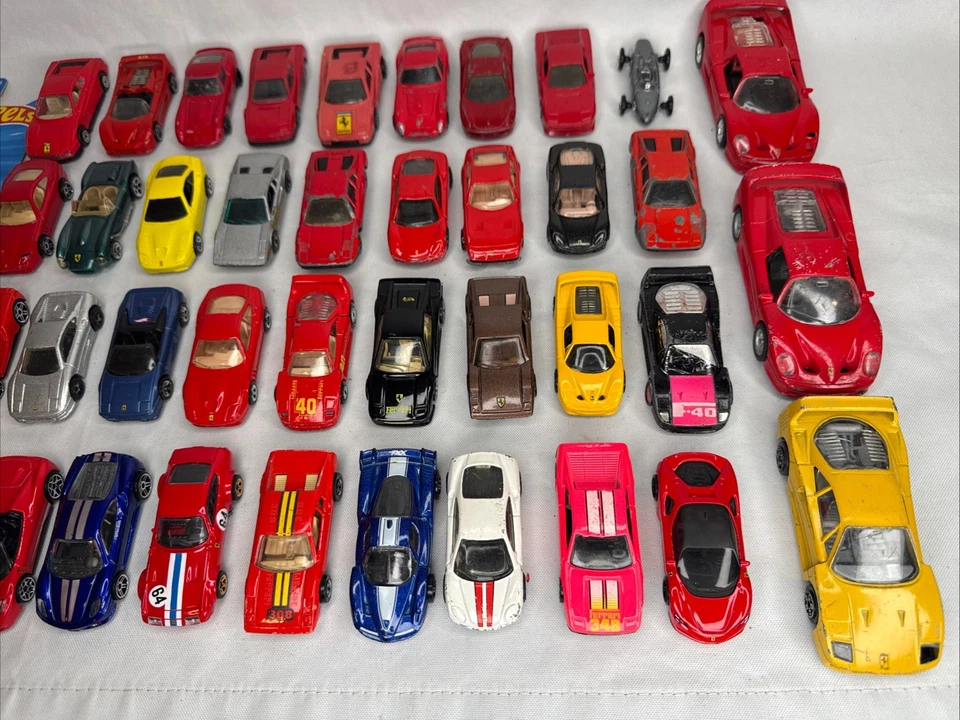 Loose Ferrari Diecast Lot Hot Wheels Matchbox – F40 Enzo 458 Rare Mix - Image 4 of 4