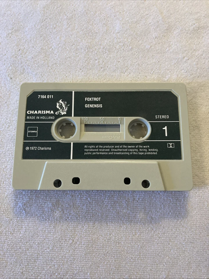 Genesis Foxtrot 1972 Cassette Landscape Cover Holland Import Rare Tested - Image 3 of 4
