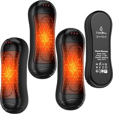 🔥 Hand Warmers Rechargeable 2 Pack, Electric Handwarmers Portable Pocket Heater