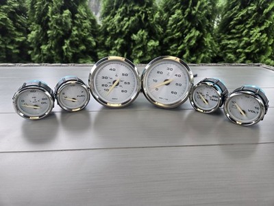 Bayliner Boat gauges Metal Bezel speedometer tachometer Etc.
