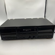 KENWOOD KX-W891 DOUBLE AUTO-REVERSE STEREO CASSETTE DECK Read 