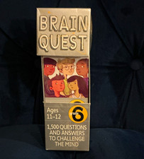 Brain Quest Grade 6 Ages 11-12 Q A Cards Revised 4th Ed Deck 1  2