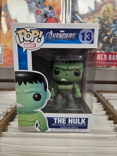 Funko Pop Marvel Avengers The Hulk #13 VAULTED!! Rare!