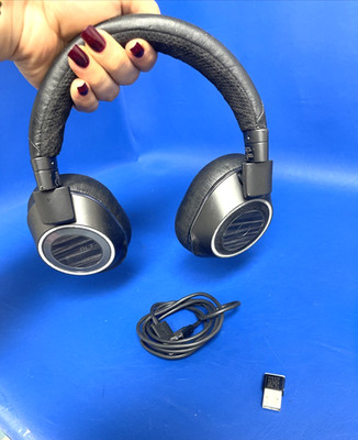 Plantronics V8200 Voyager Poly Bluetooth Wireless Headphones **SEE PHOTOS**