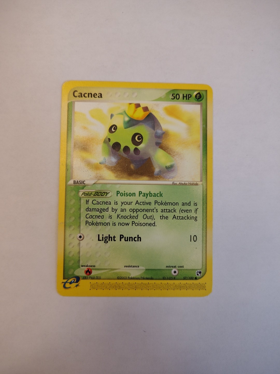 Cacnea - ex Sandstorm Common 57/100 2003 NM Pokemon