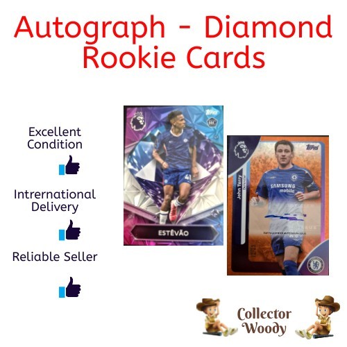 TOPPS Premier League 2026  - Autograph Cards, Diamond Rookie, Parallel