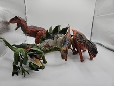 Lot of 6 Jurassic Park World JW Figure Dino Dinosaur Hasbro, Some Need Batteries