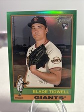 2025 Topps Heritage High Number Blade Tidwell GREEN Chrome 79 /99