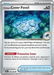 Antique Cover Fossil 080/086 Black Bolt Common Pokemon Card