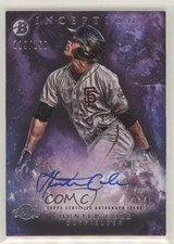 2016 Bowman Inception Prospect Auto Purple 119/150 Hunter Cole #PA-HC Auto 0a4r