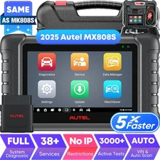 2025 Autel MaxiCOM MX808S Bidirectional Car Diagnostic Scanner Tool Key Coding