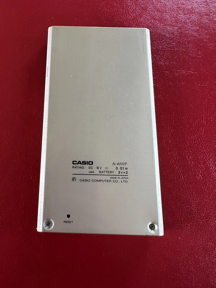 Casio fx-4000P programmable scientific calculator - with cover, manual and box. - Image 3 of 4