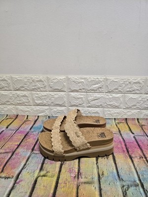 Reef Cushion Vista Higher Walking Sliders UK 5 Damen UVP 65£ Scalloped Tan