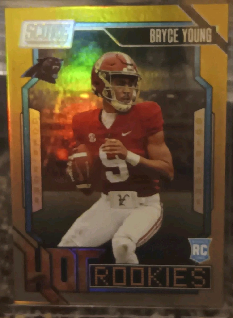 Bryce Young Panini Score Hot Rookies #2 Gold Zone