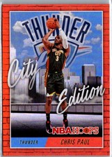 Chris Paul 2020-21 Panini NBA Hoops City Edition Holo #21 Oklahoma City Thunder
