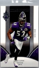 2006 Upper Deck Ultimate Collection #18 Ray Lewis #/525