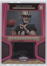 2023 Certified New Generation Jerseys Mirror Pink /299 Jake Haener #NGJM-36 0x5e