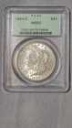 1904 O Morgan Dollar MS63 By PCGS
