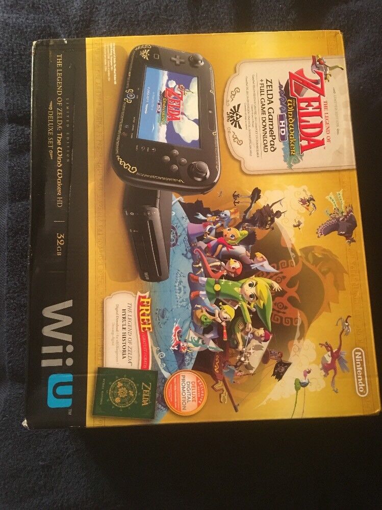 Legend of Zelda Wind Waker Wii U Limited Edition New Never Opened Sealed  Creased 45496903176