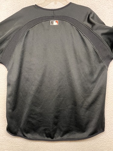 Arizona Diamondbacks Sweatshirt Mens Extra Large Black Therma Base Majestic - Picture 11 of 14