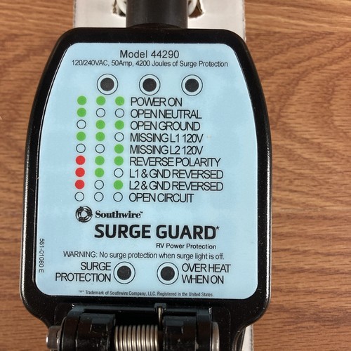 Southwire Surge Guard 44290 Portable RV Surge Protector 120/240V, 50A - Picture 3 of 7