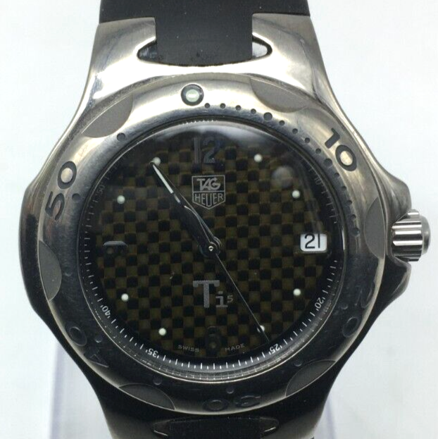 SERVICED] TAG Heuer Kirium Ti5 WL1180 Black Dial 200m Quartz Watch