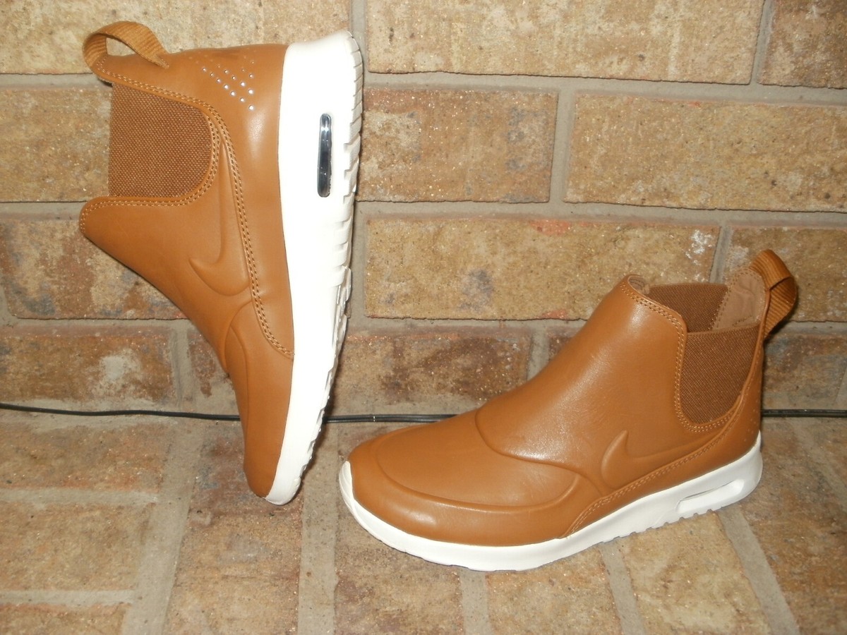 New Nike Air Max Thea Mid Lady's M Leather Training Shoe 859550/Brown  MSRP$150