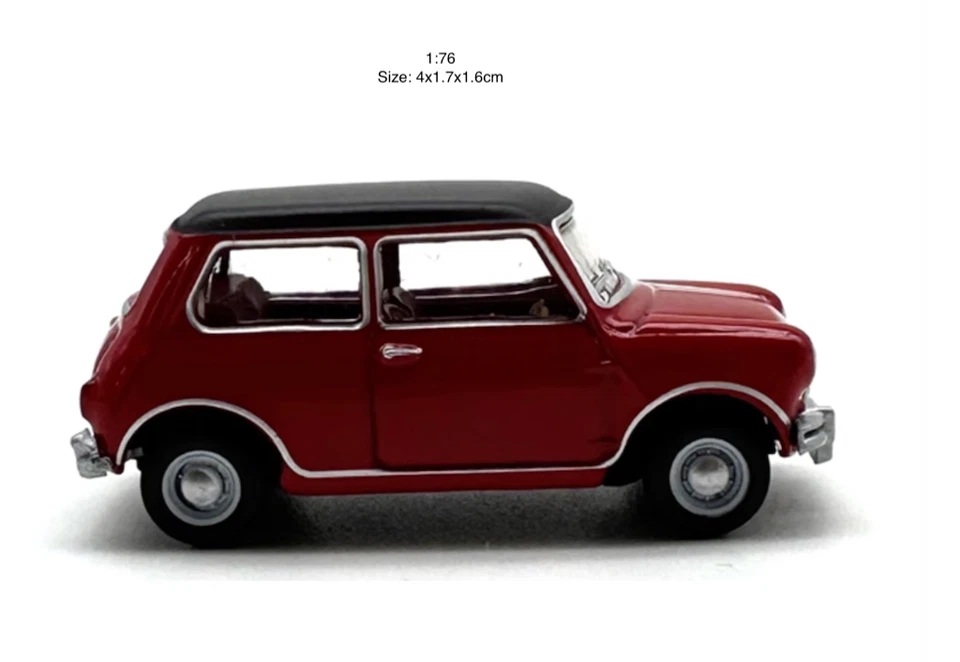 BN 1:76 Red Austin Mini Copper S Sports Model Diecast Metal Car - Image 3 of 4