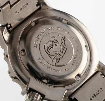 Seiko Men's Stainless Steel Orange Monster Diver's Watch 7S26-0350