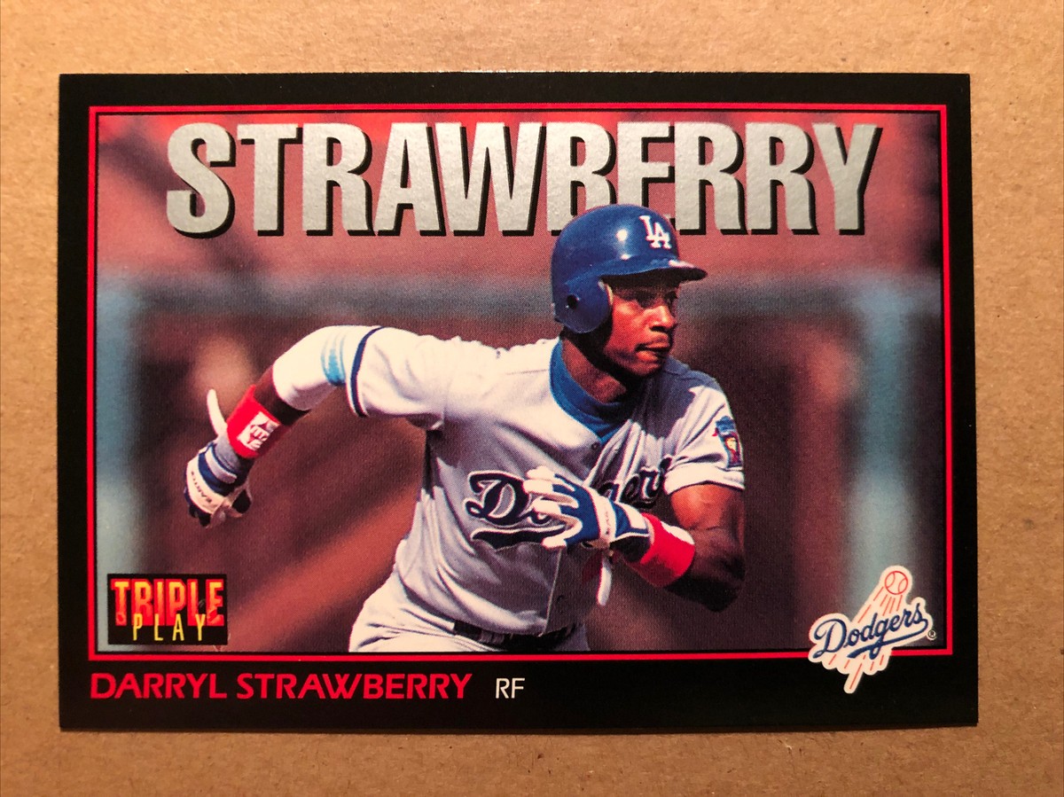 1993 Triple Play #187 Darryl Strawberry Dodgers Baseball Card | eBay