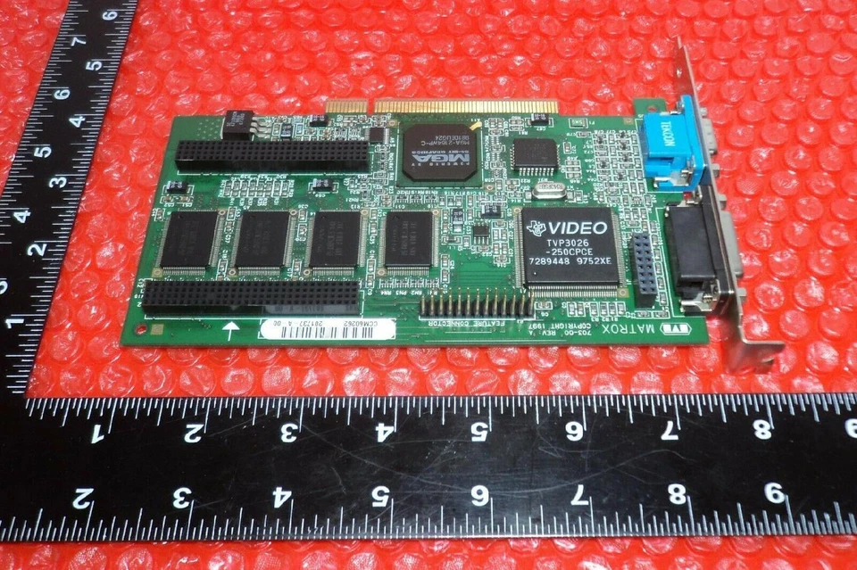 D3568-69201 HEWLETT PACKARD HP MATROX PCI VIDEO CARD MILLENNIUM II 8MB WITH VGA - Image 4 of 4