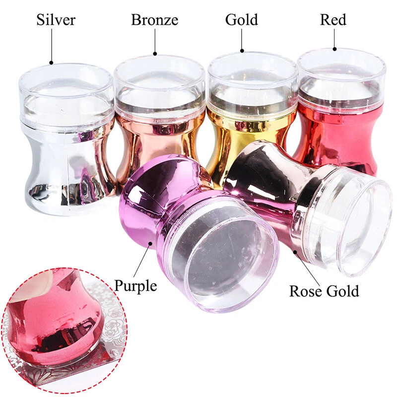 AU Nail Art Silicone Stamper & Scrapers Stamping Stamp Polish Kit Tool Set↔ - Image 3 of 4