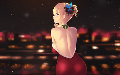 Anime girls digital art artwork 2d portrait sideboob Custom Gaming Mat Desk