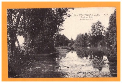 MONTOIRE-sur-le-LOIR (41) Bords du LOIR early 1900