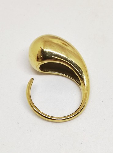 Parure Goccia orecchini collana anello bracciale acciaio oro 18 kt De Santis - Foto 6 di 10