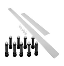 Mira Flight Shower Tray Panel Riser Kit Feet Low Rectangular Easy Plumb 1200mm