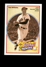1992 Upper Deck Baseball Heroes Ted Williams #32 1947 Second Triple Crown QTY