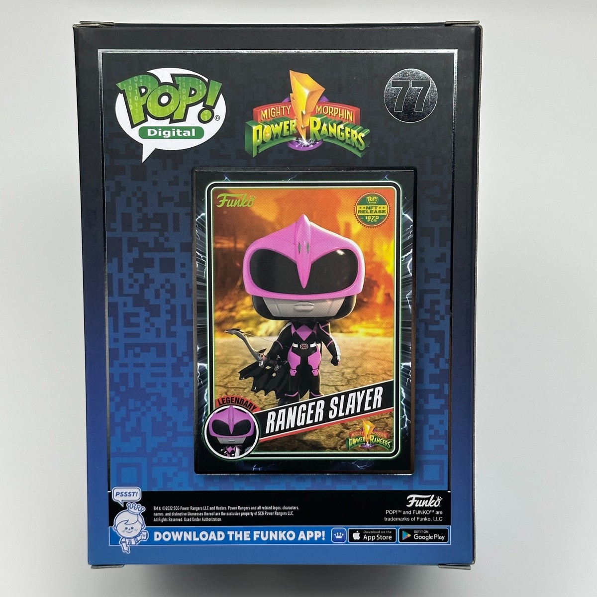 Funko Pop Digital POWER RANGERS RANGER SLAYER 77 Legendary