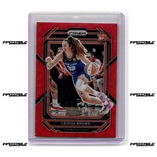 2023 Panini Prizm WNBA - Ruby Wave Prizm #146 Leigha Brown Rookie SP