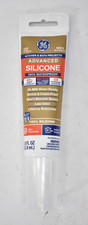 General Electric GE Advanced SIlicone Waterproof Sealant White 2.8oz Paintable