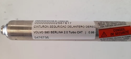 9476735 Cintura Di Sicurezza Anteriore Destra Per VOLVO S80 BERLINA * 2567817 - Foto 2 di 3