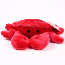 Aurora Crab Red Plush Stuffed Animal Toy Ocean Shellfish Soft New With Tags