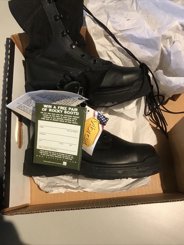 Us Army Rocky Heiß Wetter Kampf Stiefel Gr 6 XW - Bild 6 von 12