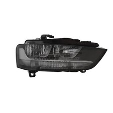 Headlight Audi A4 B8 8K 2011-2016 Halogen Black Inner Headlamp Drivers Side